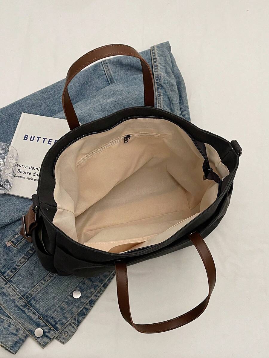 Bolsa Hestia - Tote Minimalista Blocos de Cores Grande Capacidade | Aurora