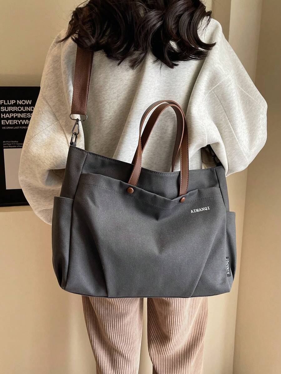 Bolsa Hestia - Tote Minimalista Blocos de Cores Grande Capacidade | Aurora