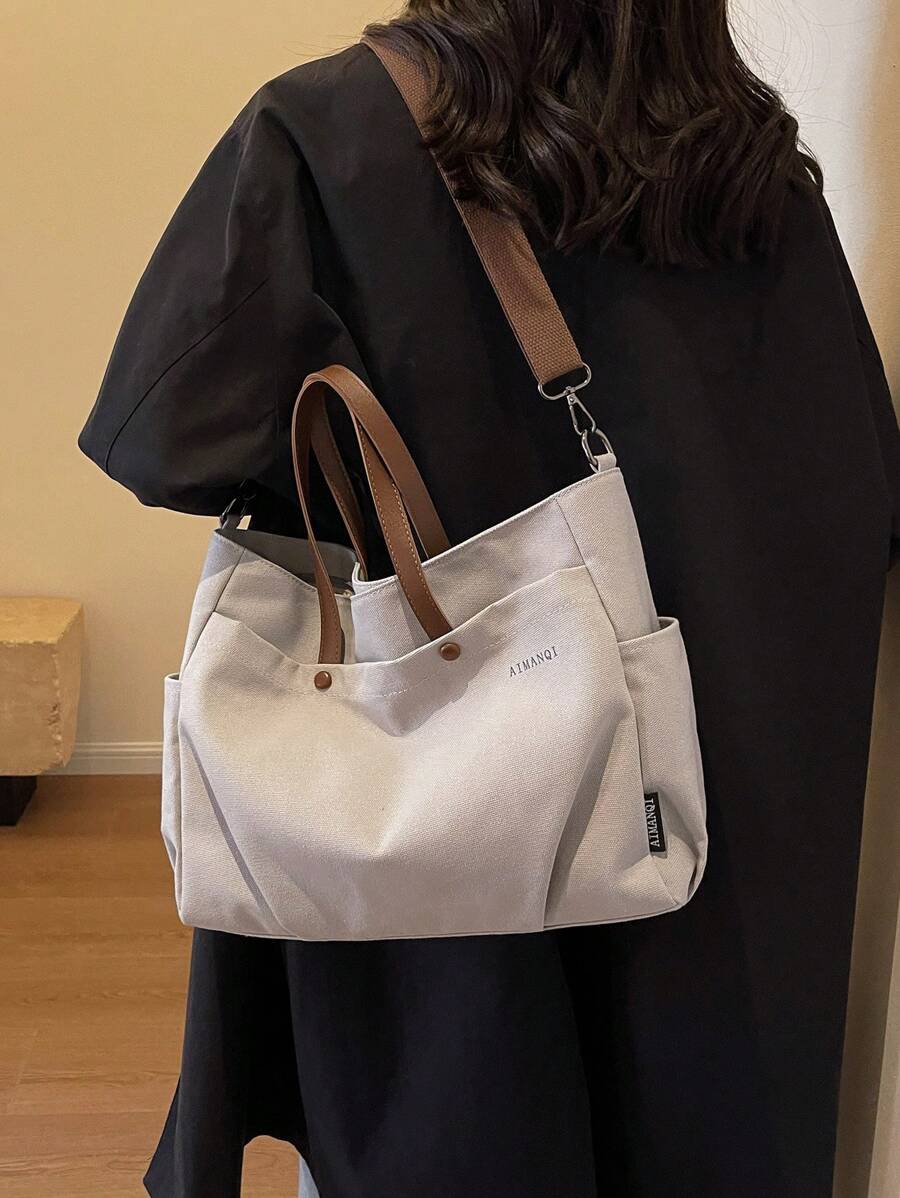 Bolsa Hestia - Tote Minimalista Blocos de Cores Grande Capacidade | Aurora
