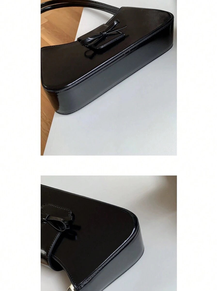 Bolsa Calliope - Baguete Leopardo e Poá Amarelo Vintage | Aurora