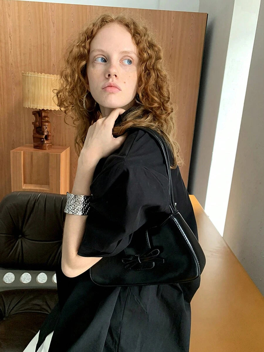 Bolsa Calliope - Baguete Leopardo e Poá Amarelo Vintage | Aurora