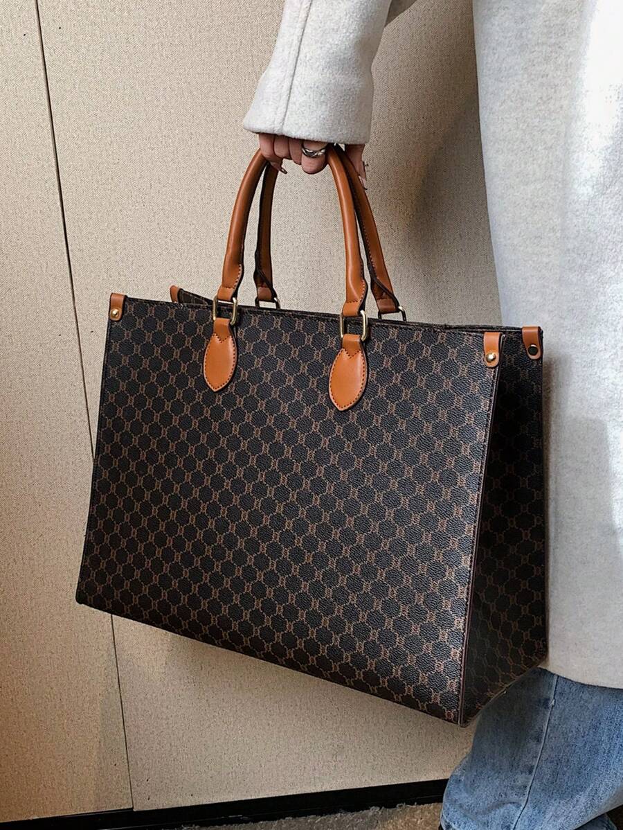 Bolsa Demeter - Oversized Vintage Estampa 4 Estações | Aurora