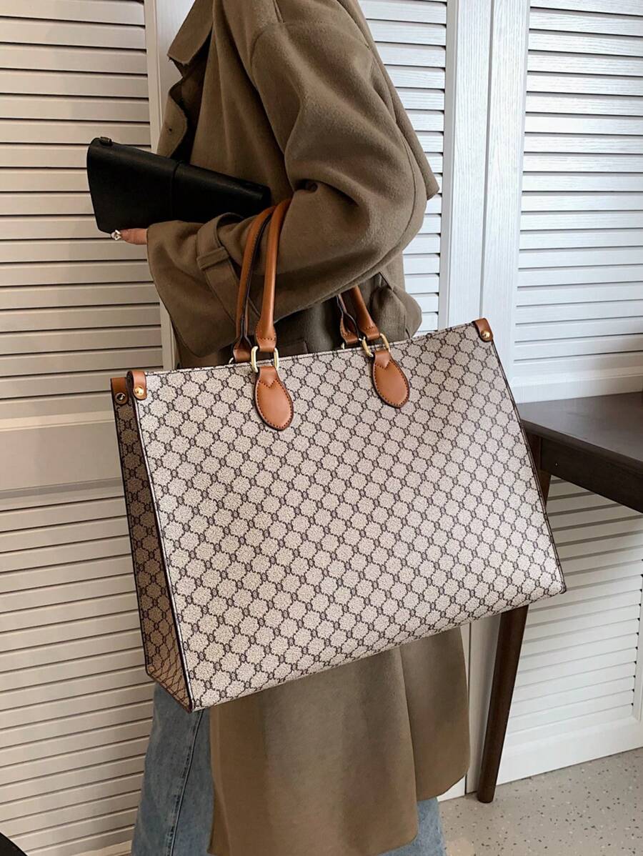 Bolsa Demeter - Oversized Vintage Estampa 4 Estações | Aurora