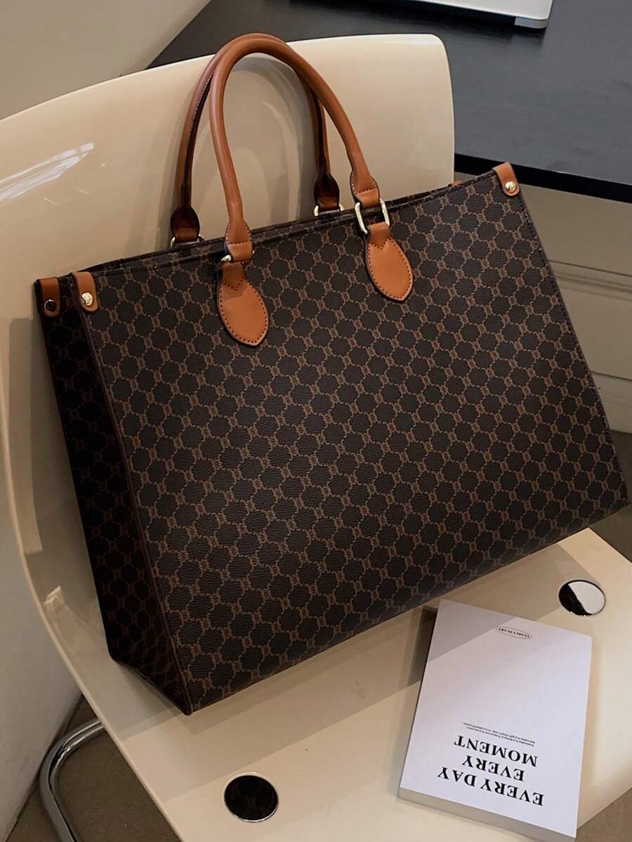 Bolsa Demeter - Oversized Vintage Estampa 4 Estações | Aurora