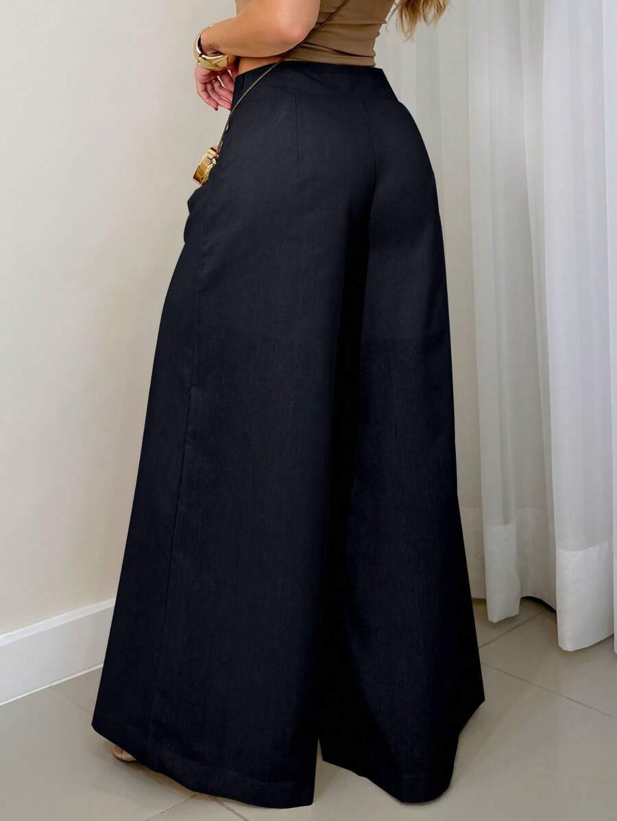 Calça Pantalona Aura - Cambraia Leve Elegante | Aurora