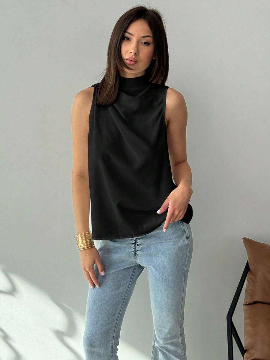 Regata Kharis - Trançada Franzida Assimétrica | Aurora