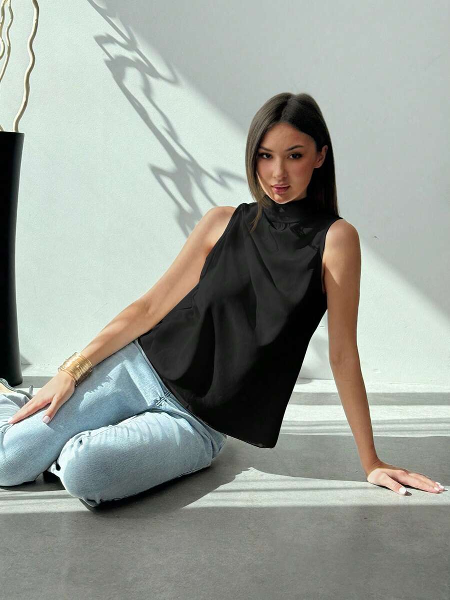 Regata Kharis - Trançada Franzida Assimétrica | Aurora