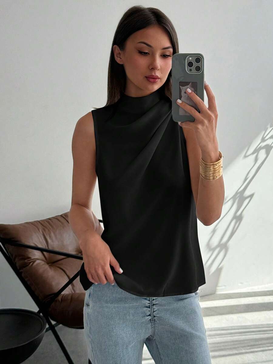 Regata Kharis - Trançada Franzida Assimétrica | Aurora