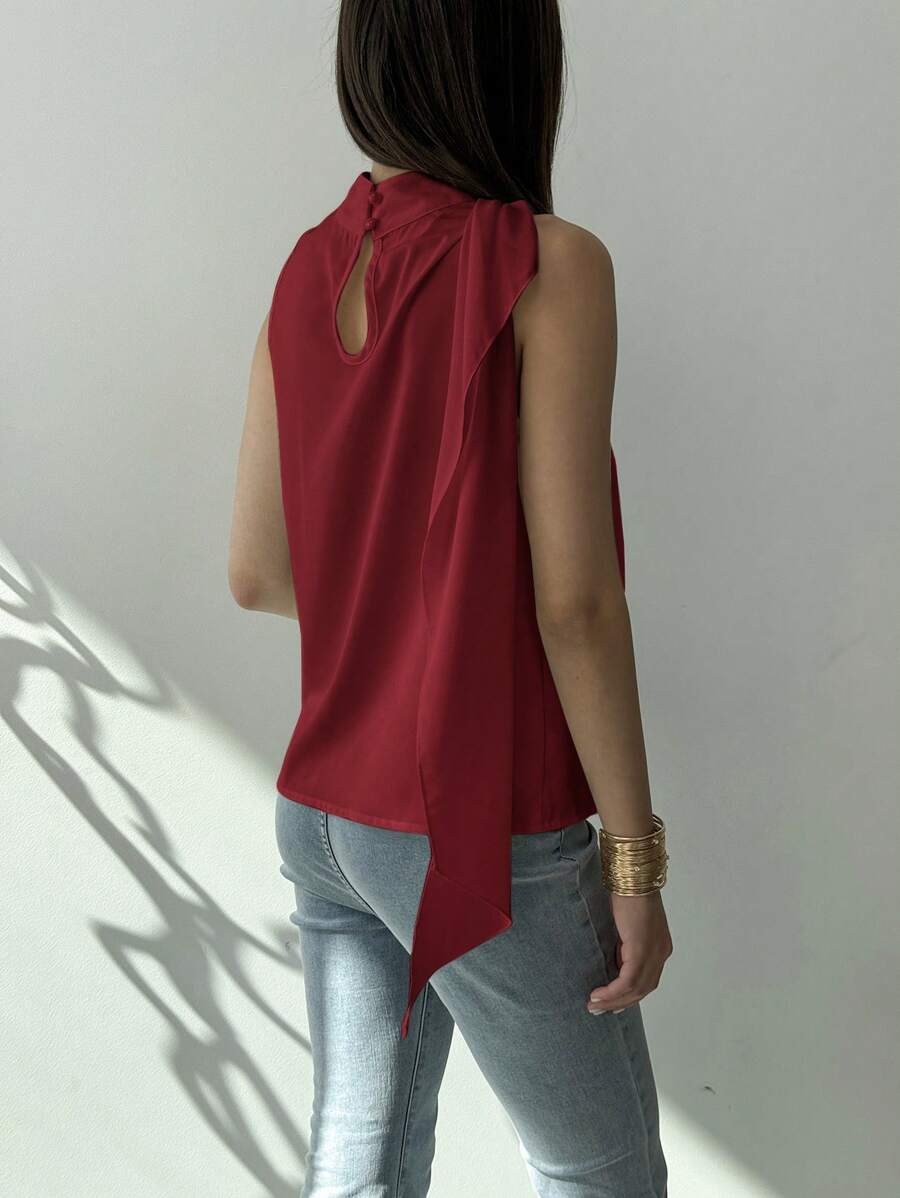 Regata Kharis - Trançada Franzida Assimétrica | Aurora