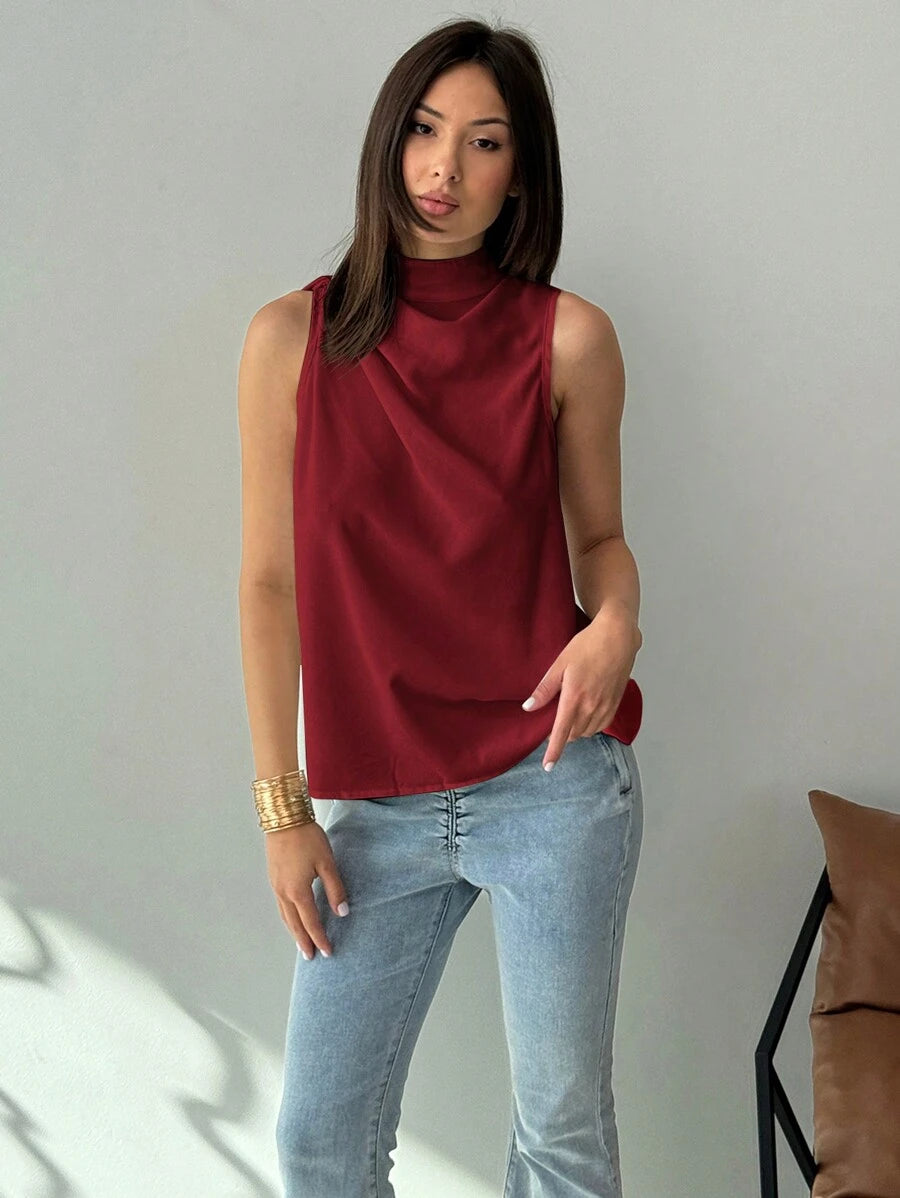 Regata Kharis - Trançada Franzida Assimétrica | Aurora