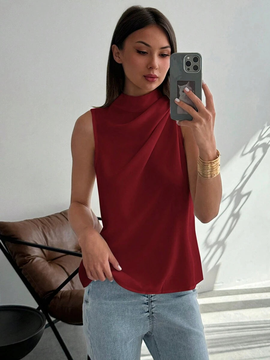 Regata Kharis - Trançada Franzida Assimétrica | Aurora