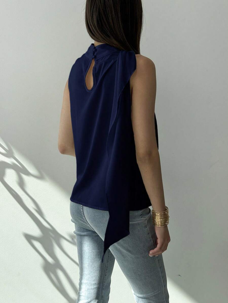 Regata Kharis - Trançada Franzida Assimétrica | Aurora