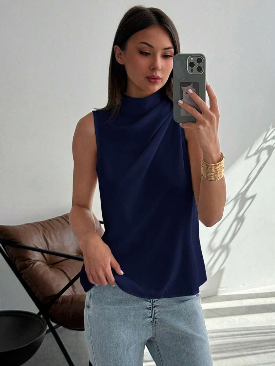 Regata Kharis - Trançada Franzida Assimétrica | Aurora