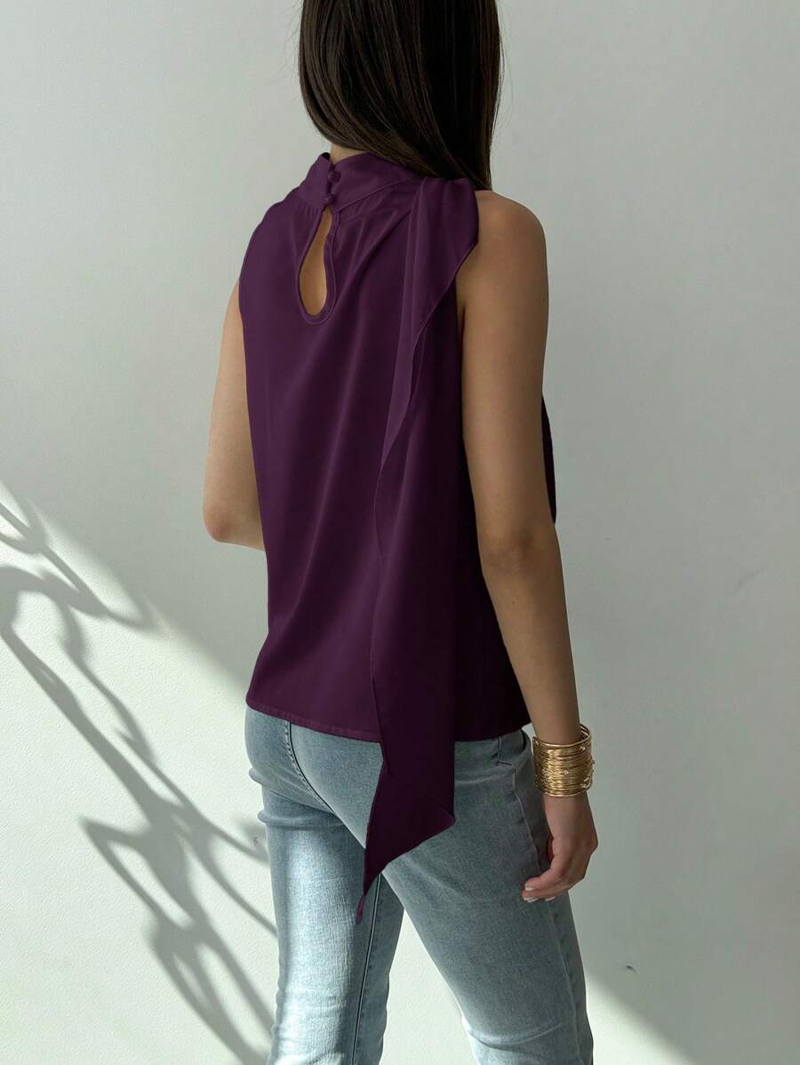 Regata Kharis - Trançada Franzida Assimétrica | Aurora