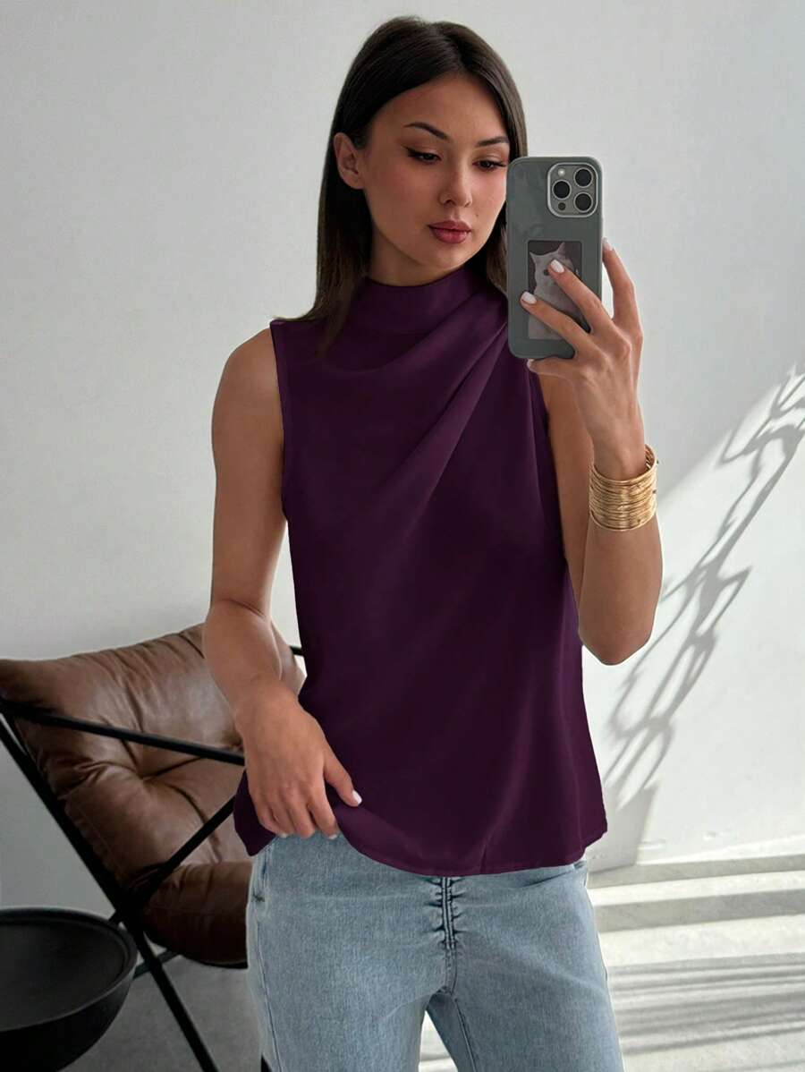 Regata Kharis - Trançada Franzida Assimétrica | Aurora