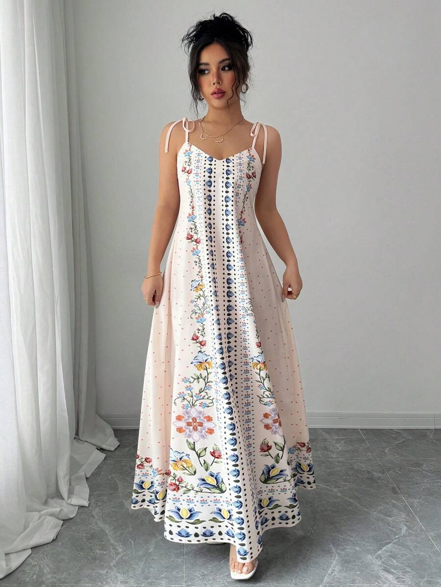 Vestido Flora - Midi Floral Damasco Costas Nuas Boho | Aurora