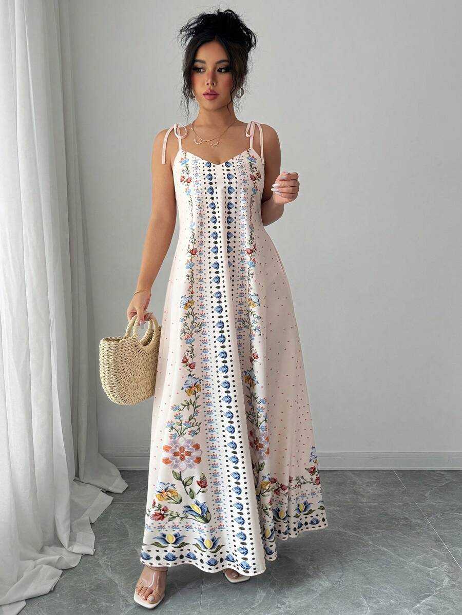 Vestido Flora - Midi Floral Damasco Costas Nuas Boho | Aurora