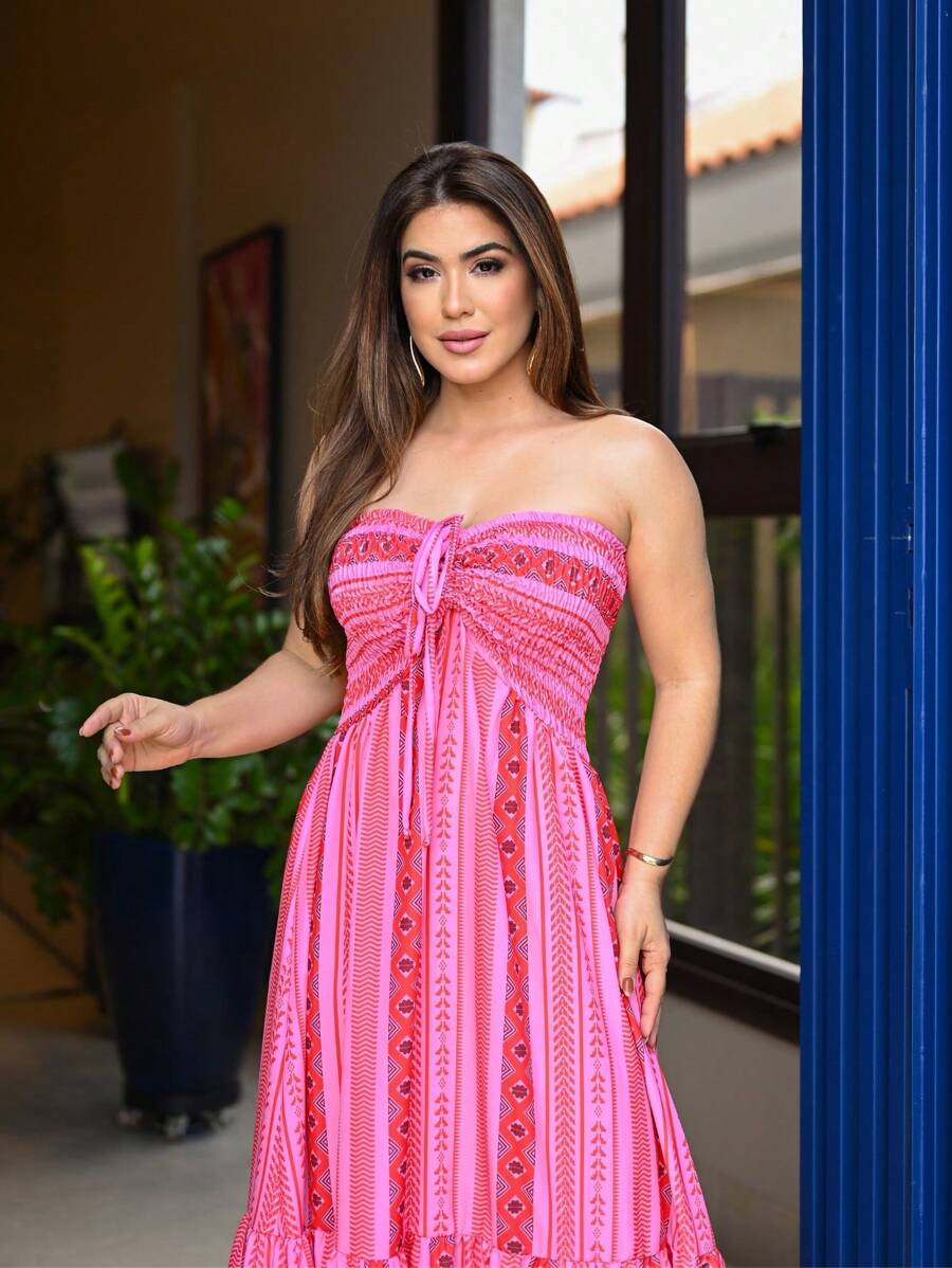 Vestido Longo Persephone -  Boho Alça Fina Luxo | Aurora