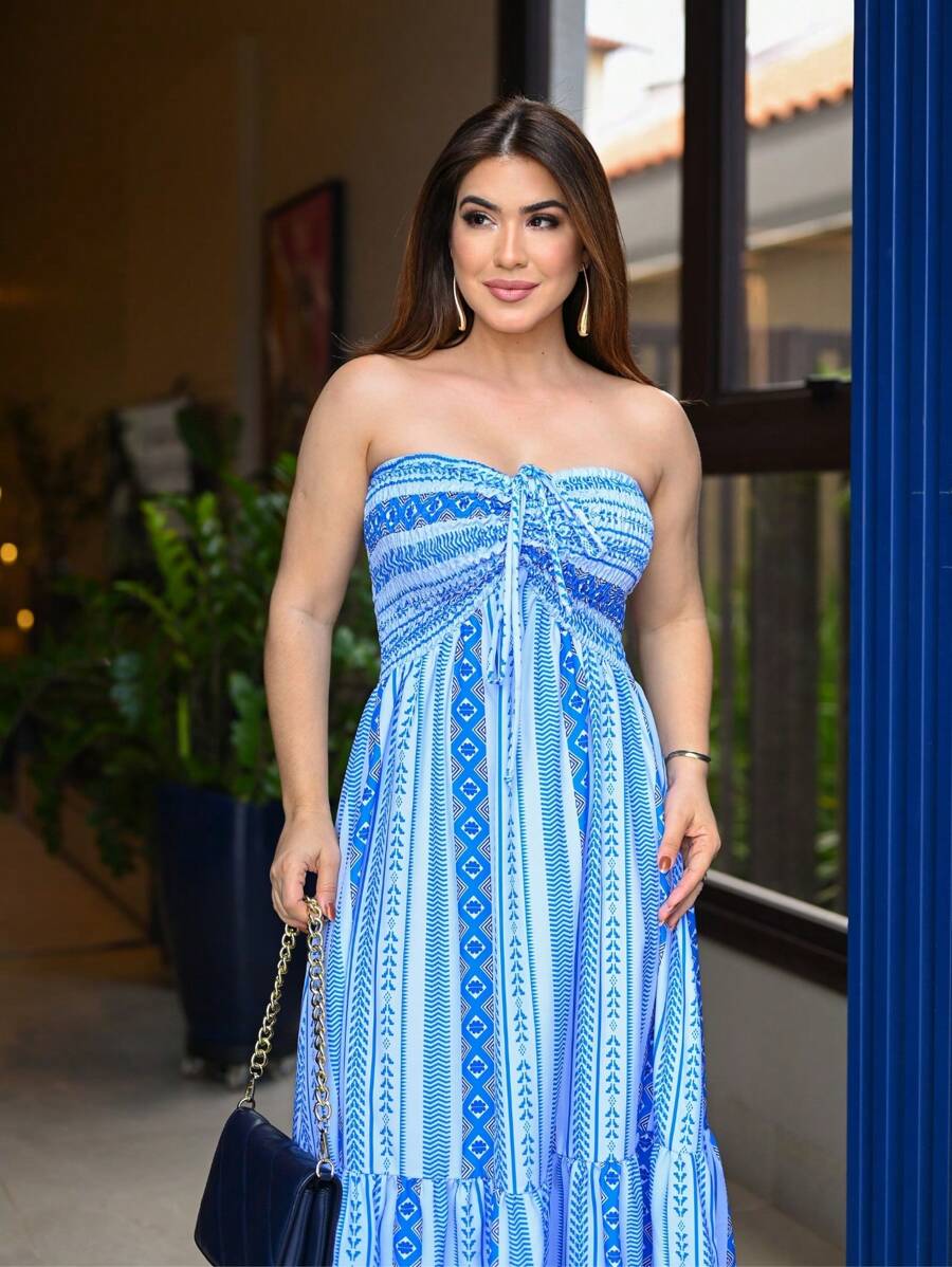 Vestido Longo Persephone -  Boho Alça Fina Luxo | Aurora