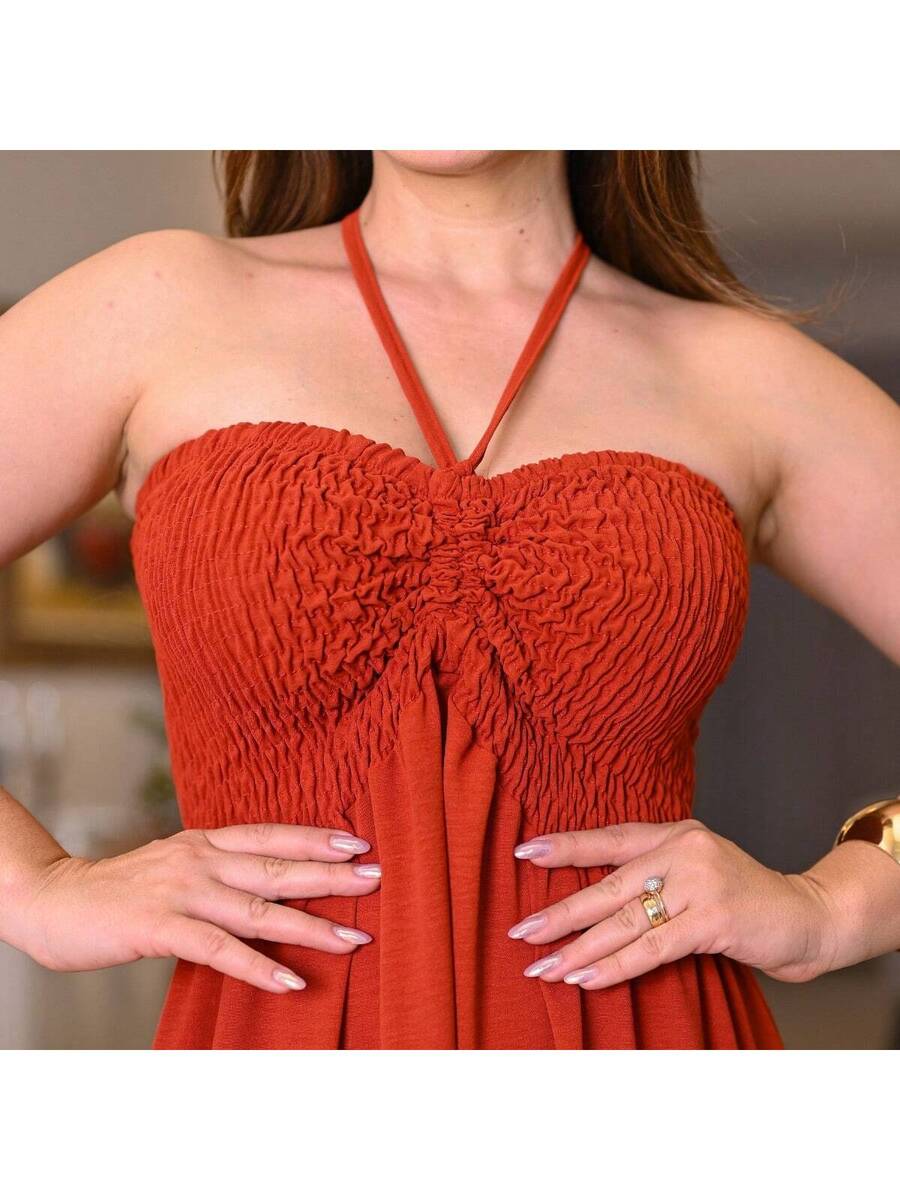 Vestido Longo Persephone -  Boho Alça Fina Luxo | Aurora