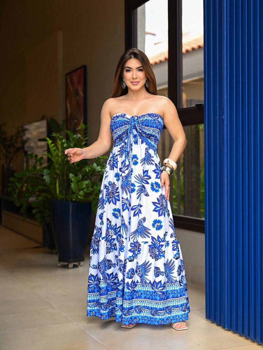 Vestido Longo Persephone -  Boho Alça Fina Luxo | Aurora