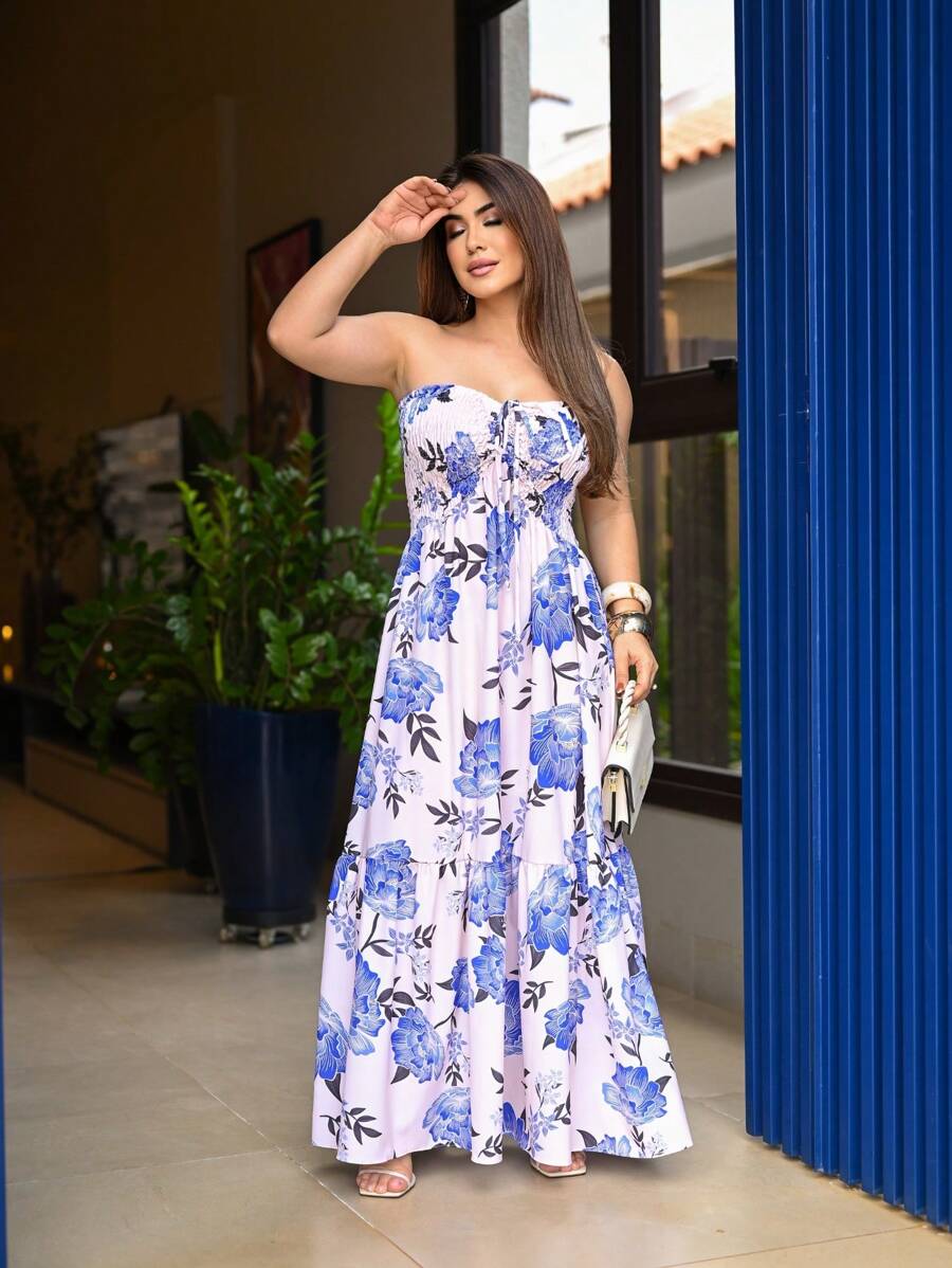 Vestido Longo Persephone -  Boho Alça Fina Luxo | Aurora