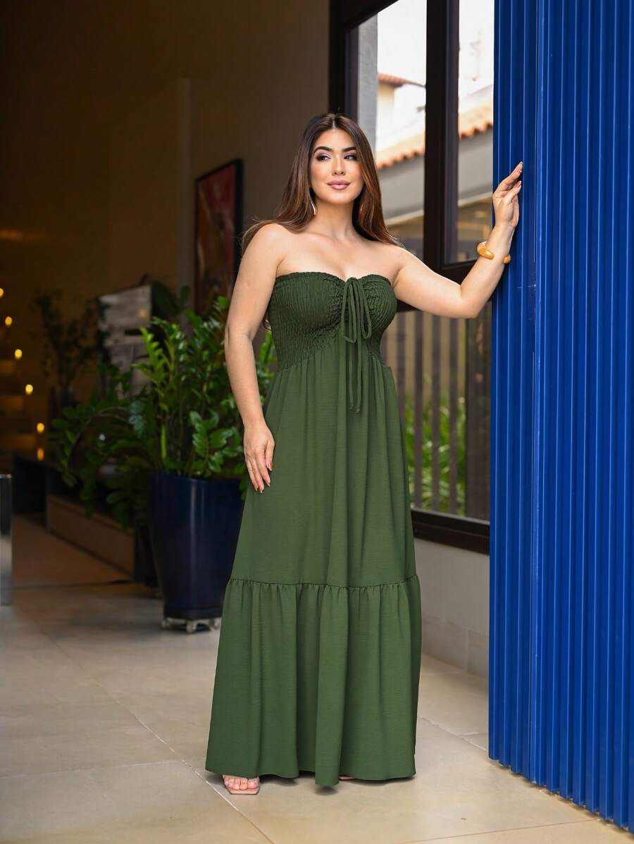 Vestido Longo Persephone -  Boho Alça Fina Luxo | Aurora