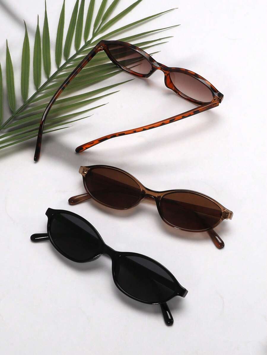 Óculos de Sol Luna - Armação Pequena Oval Vintage | Aurora