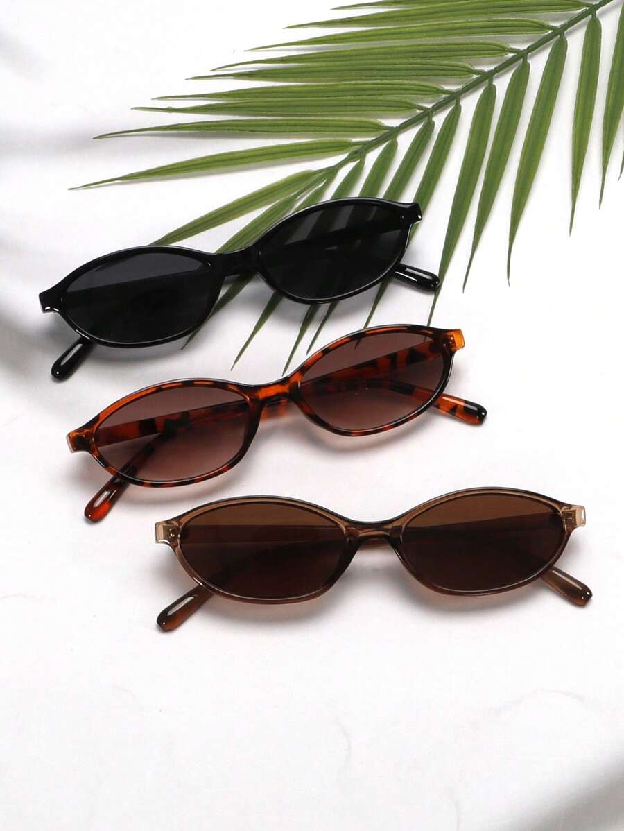 Óculos de Sol Luna - Armação Pequena Oval Vintage | Aurora