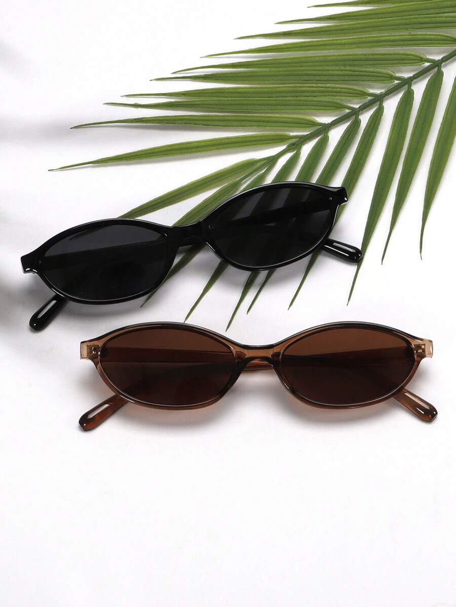 Óculos de Sol Luna - Armação Pequena Oval Vintage | Aurora