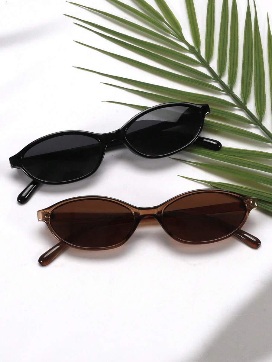 Óculos de Sol Luna - Armação Pequena Oval Vintage | Aurora