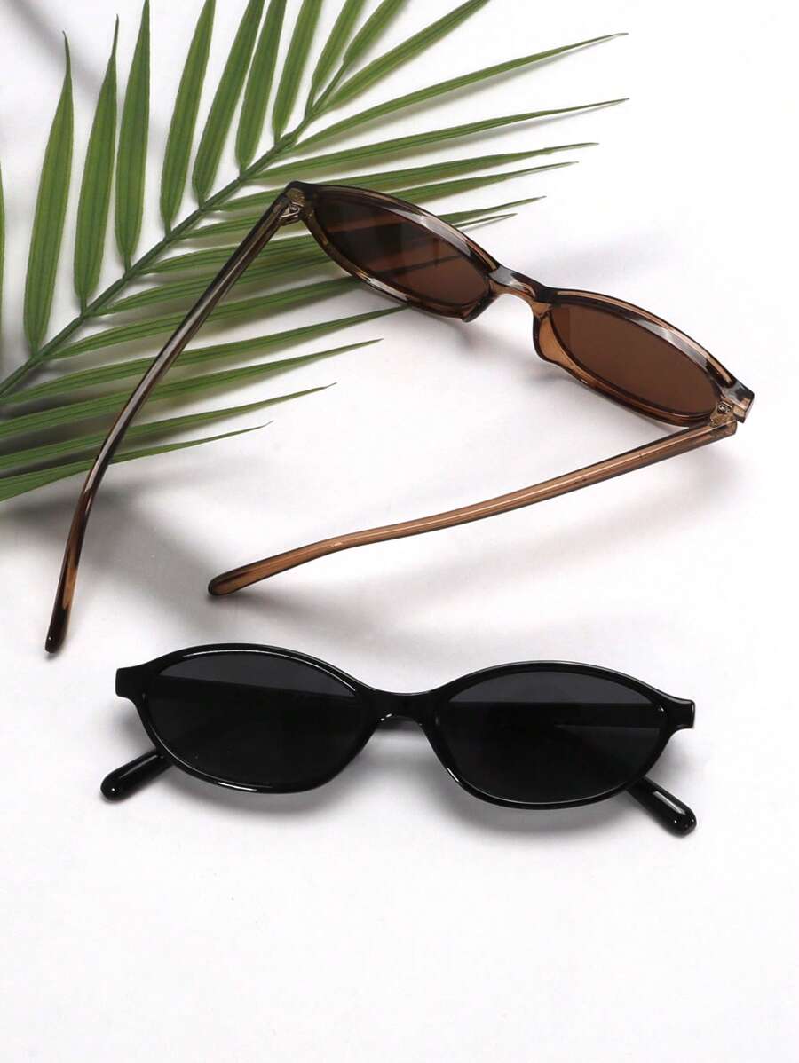 Óculos de Sol Luna - Armação Pequena Oval Vintage | Aurora