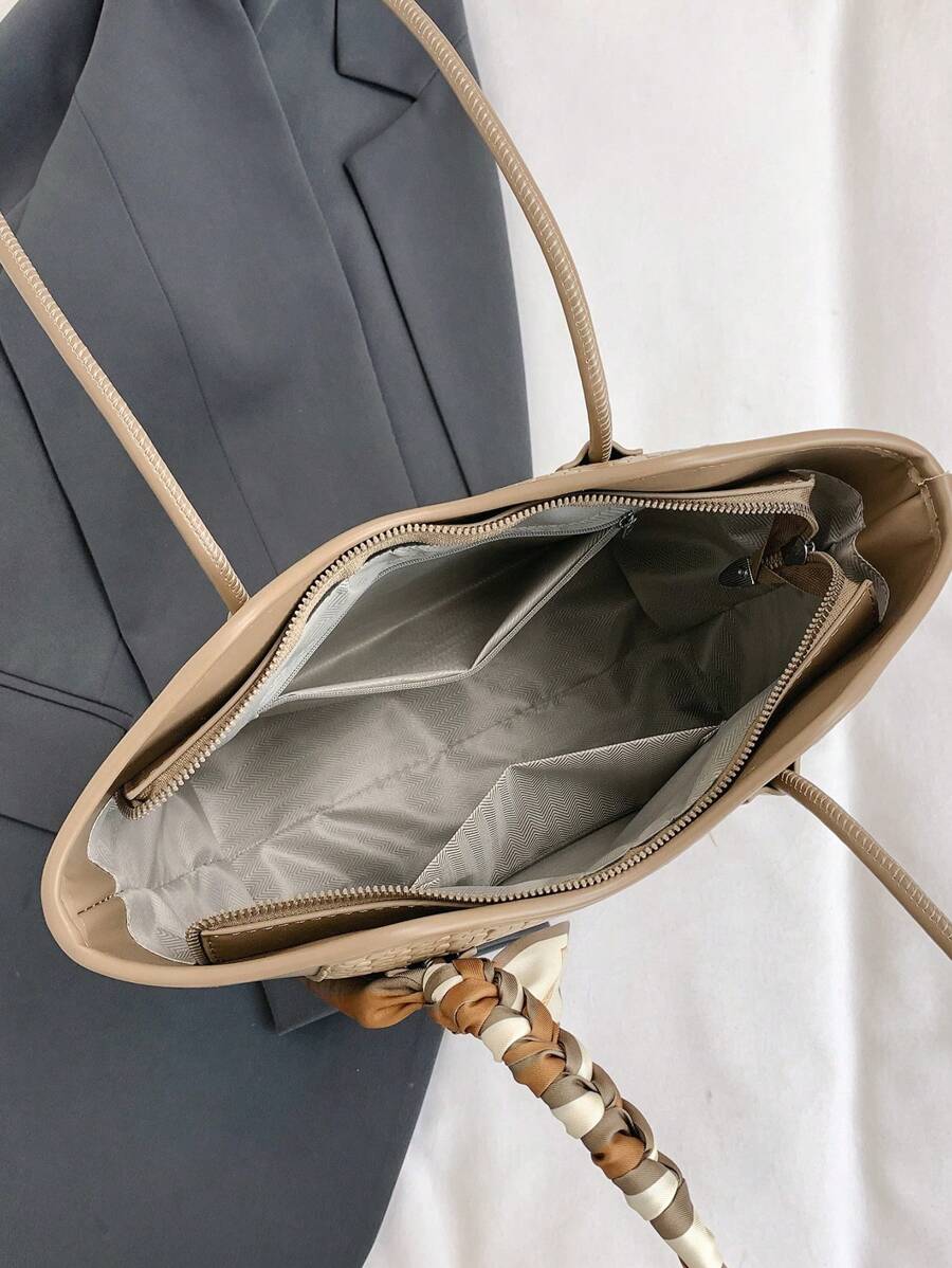 Bolsa de Ombro Themis - Executiva Estampa Crocodilo | Aurora