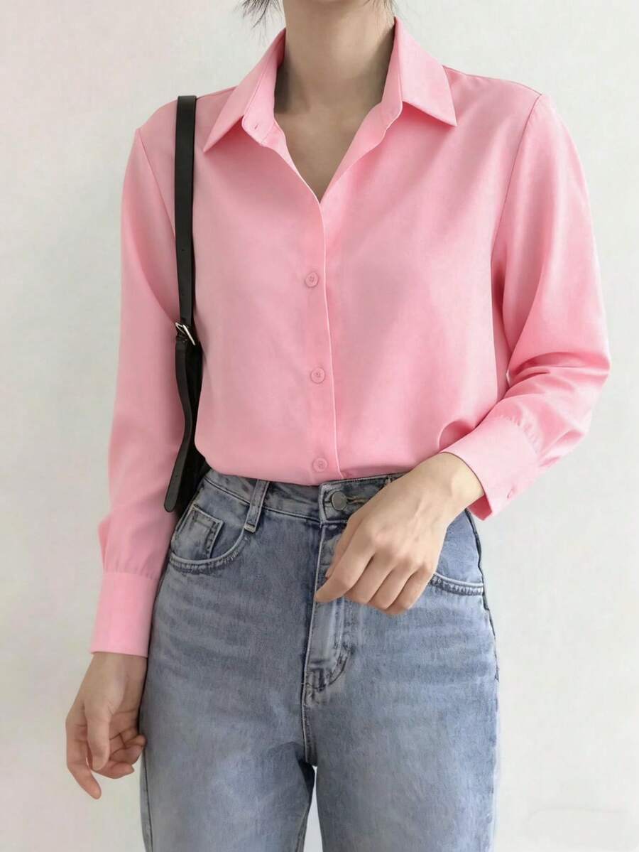 Camisa Hebe - Manga Longa Lapela Preto e Branco | Aurora