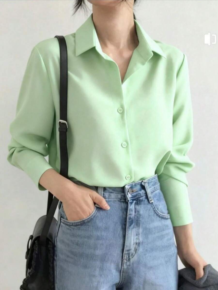 Camisa Hebe - Manga Longa Lapela Preto e Branco | Aurora