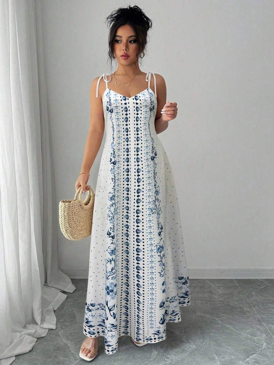 Vestido Flora - Midi Floral Damasco Costas Nuas Boho | Aurora