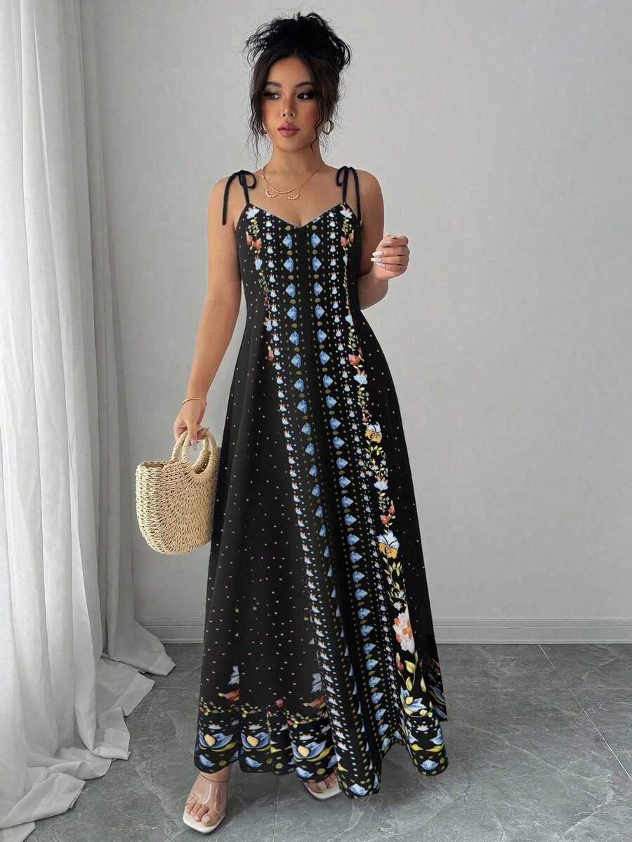 Vestido Flora - Midi Floral Damasco Costas Nuas Boho | Aurora