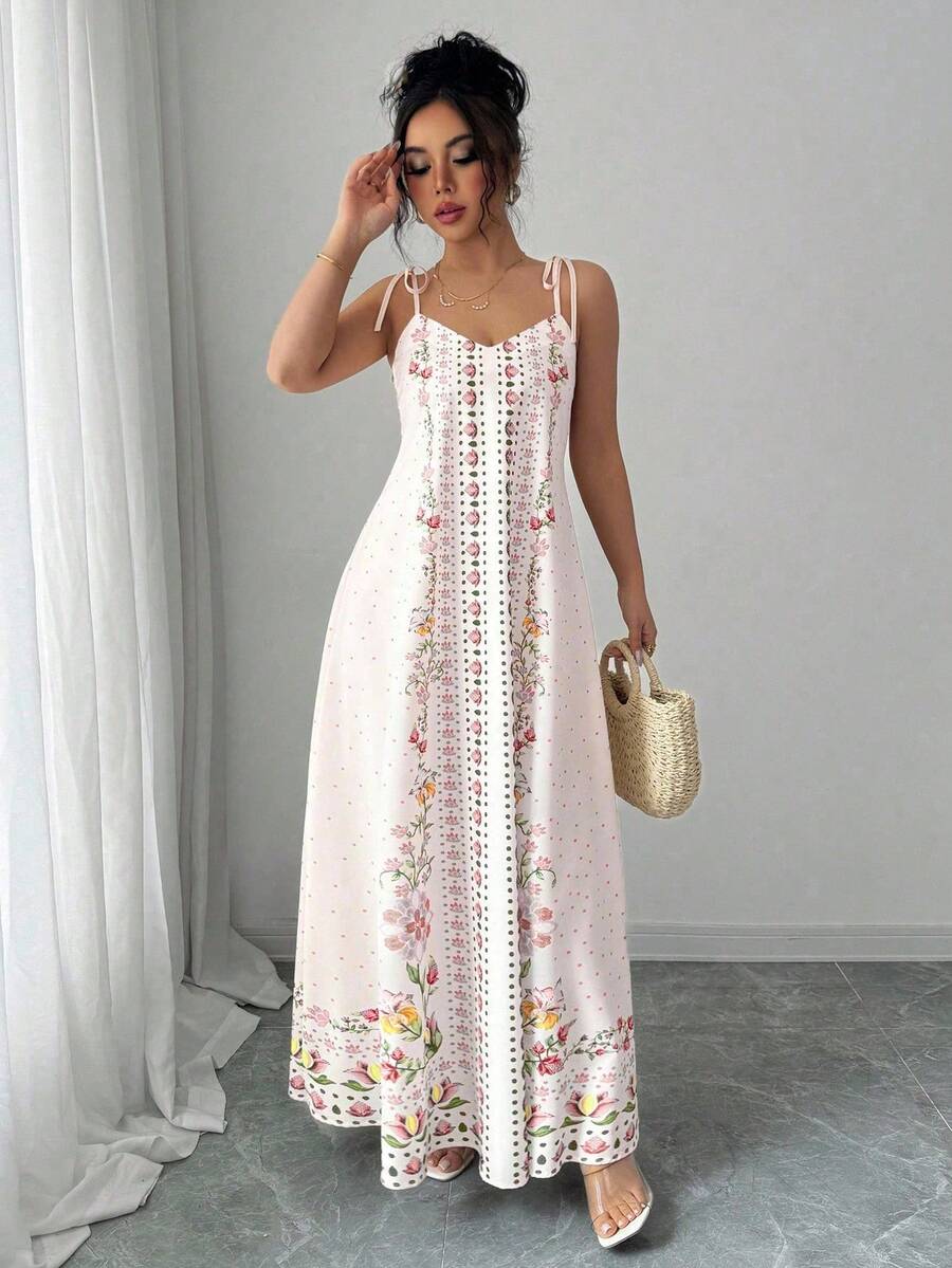 Vestido Flora - Midi Floral Damasco Costas Nuas Boho | Aurora