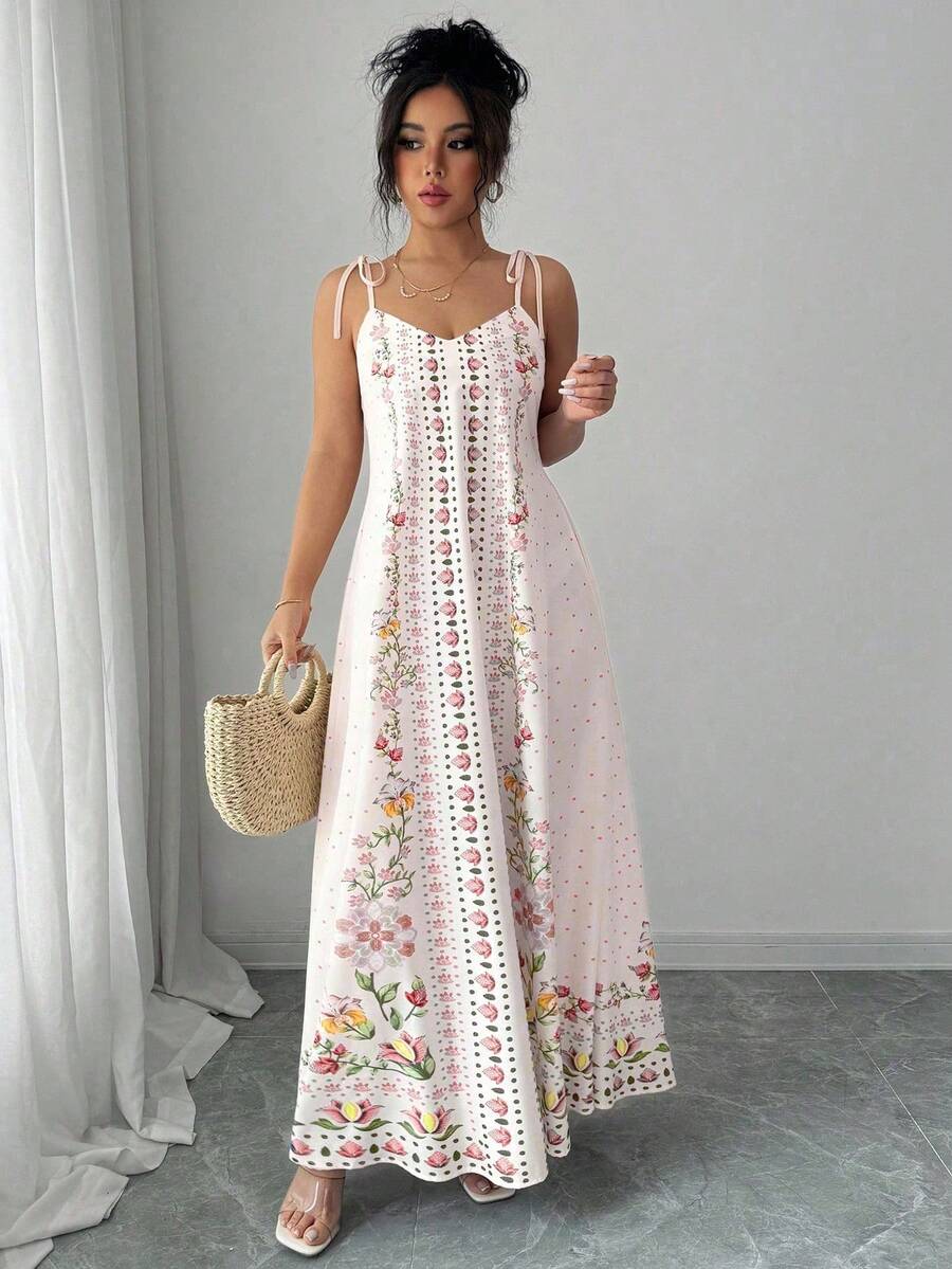 Vestido Flora - Midi Floral Damasco Costas Nuas Boho | Aurora