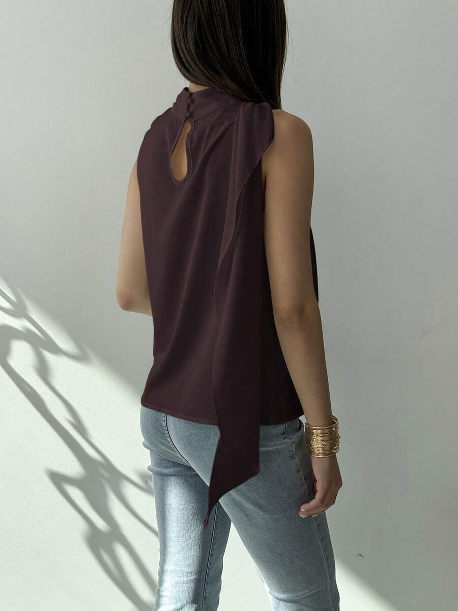 Regata Kharis - Trançada Franzida Assimétrica | Aurora