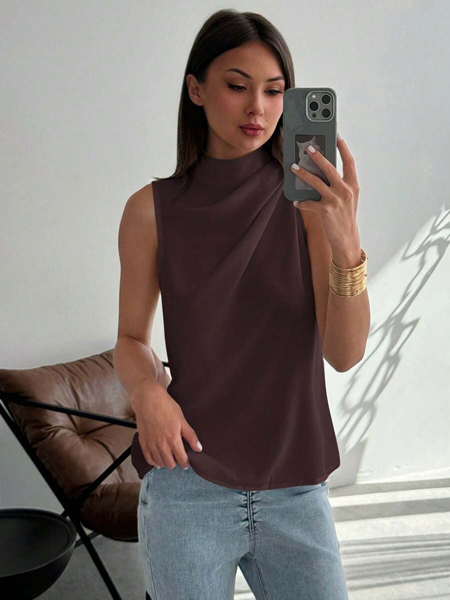 Regata Kharis - Trançada Franzida Assimétrica | Aurora