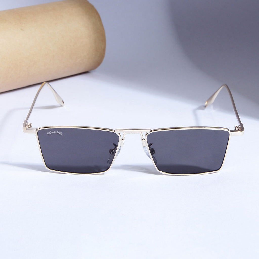 Óculos de Sol Verona – Quadrado Retangular Elegante de Metal | Aurora